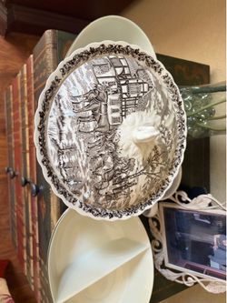 Antique serving dish
