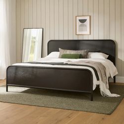 Faydra Black Ash King Bed SKU19713,  New, Perfect Condition