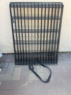 Large Black Wire Dog gate