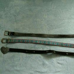Vintage belts