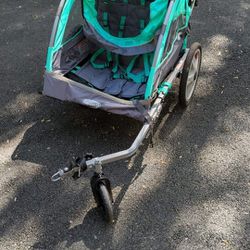 Instep Double Bike Trailer with Stroller conversion kit