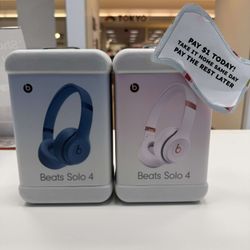Beats By Dre Solo 4 Wireless Headphones New - Pay $5 To take It home And pay The rest Later 