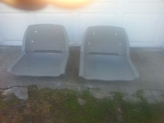 Boat Seats 2 Fold Down NIce have white two