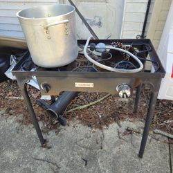 Price is firm.. outdoor large cast iron burner