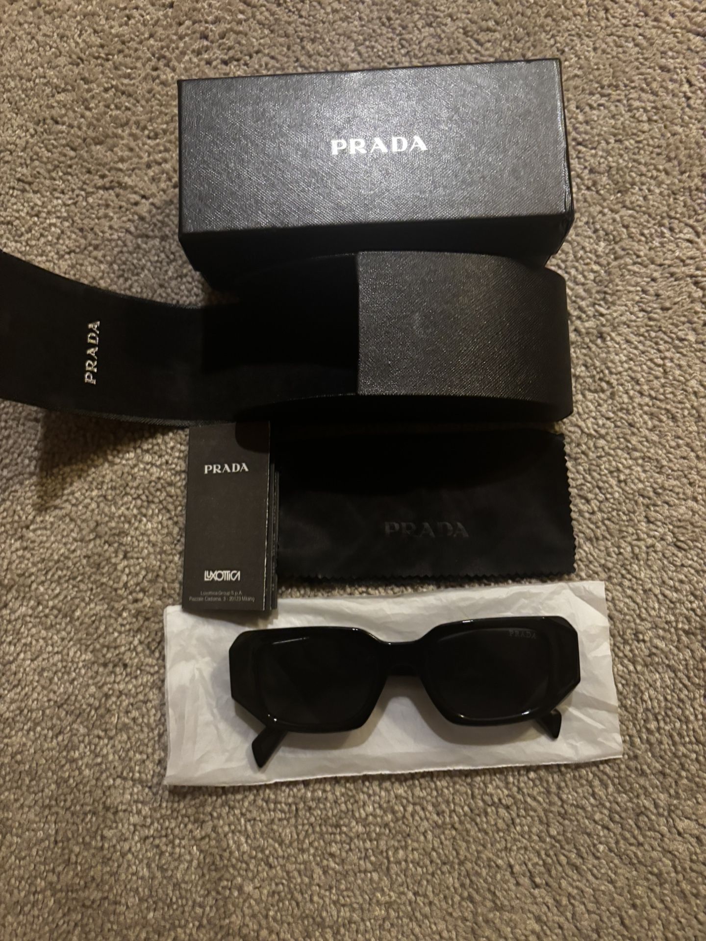 Black PRADA Sunglasses