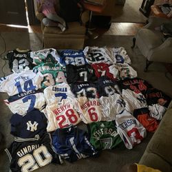 Mixture Of Sports Jerseys 