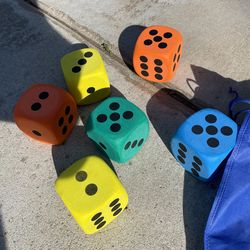 Sturdy foam dice