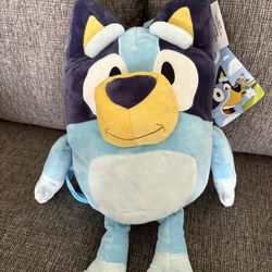 BLUEY plush backpack NEW