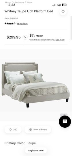 Full Bed Frame with Mattress