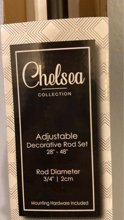 $30 for all 3 grey rods 28-48in. Black rod 28-48in
