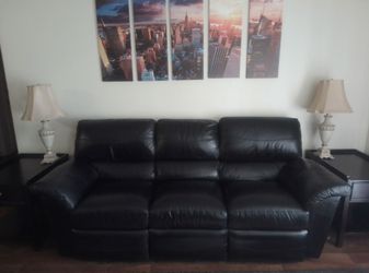 Leather couch
