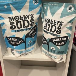 Mollys suds laundry powder/pods $20