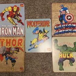 Marvel tin signs