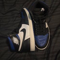 Air Jordan 1s Dark Blue And Black 