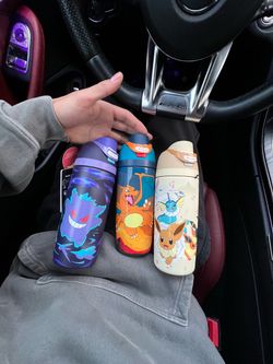 Owala x Pokemon 30th Anniversary 16oz FreeSip Bottle - Eevee Evolutions - NEW SEALED