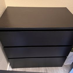 Ikea Malm 3 Drawer Dressers