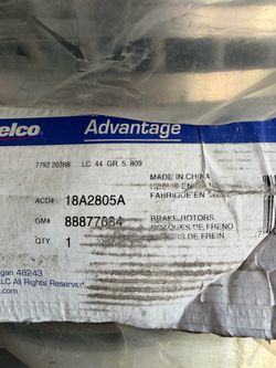 Rotors for a 2015 Silverado 2500