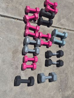 Assortment of dumb bells