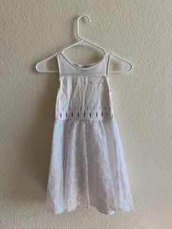 Girls Frozen Elsa Sequin Dress 7/8
