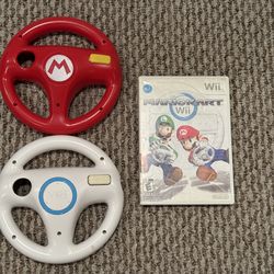 MarioKart Wii + 2 Wii Wheels