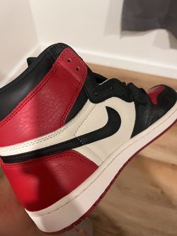 Jordan 1 Retro Bred Toe 9.5
