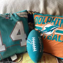 Pillows Miami Dolphins 