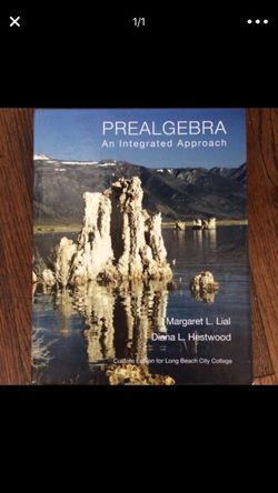 Pre algebra book for LBCC