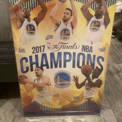 NBA Warriors Poster