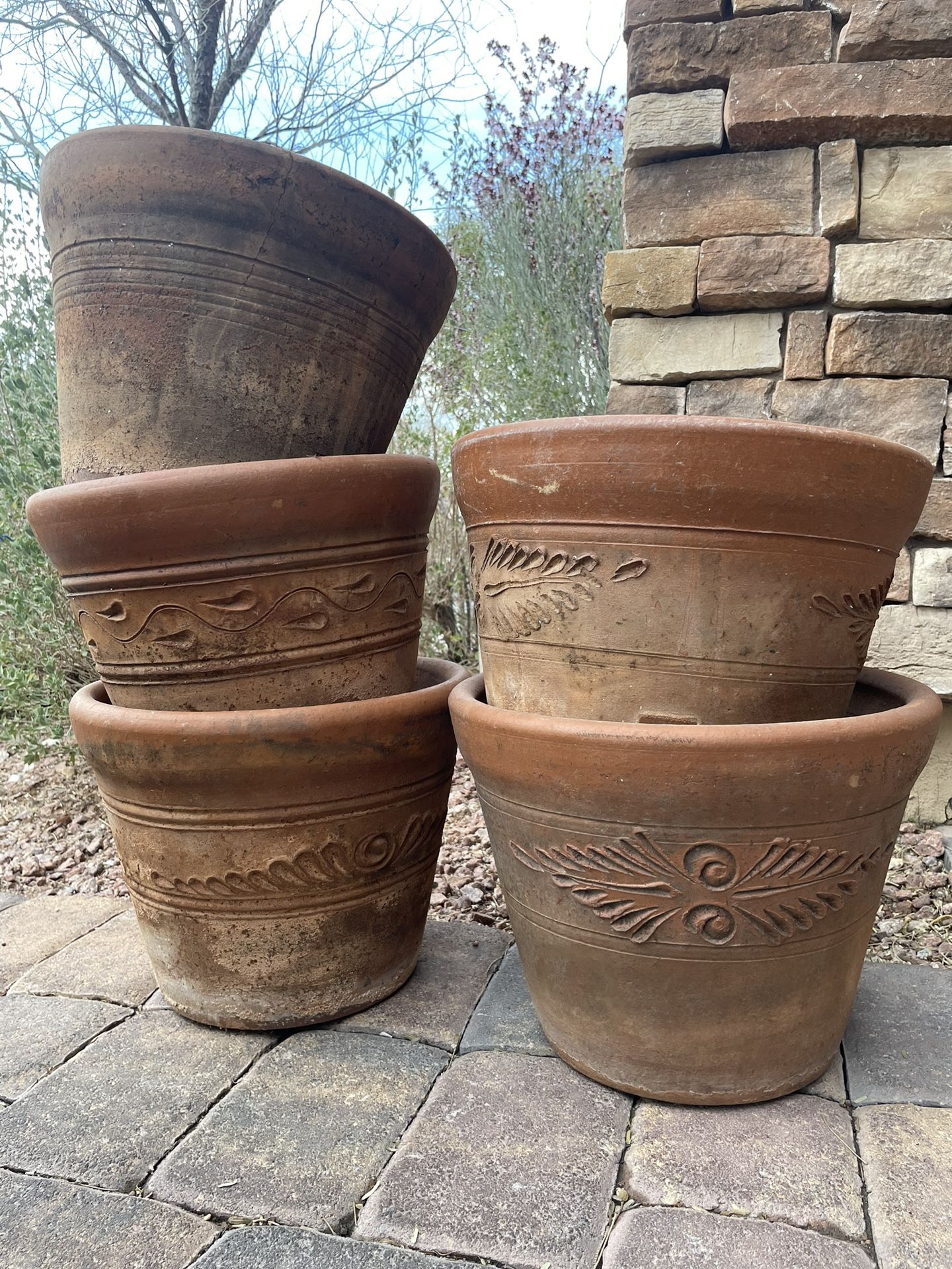 Large Terracotta Pots
