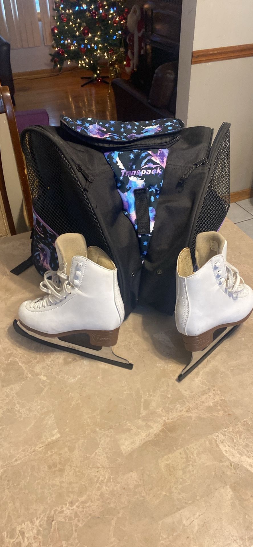 Jackson Ultima Ice Kates Size 2 & Transpack Backpack