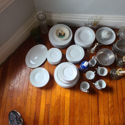 White Dinner Dish Set 10piece +