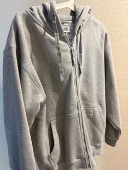 Full-Zip Hoodie Gray Medium