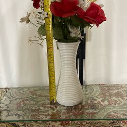 White Ceramic Vase 