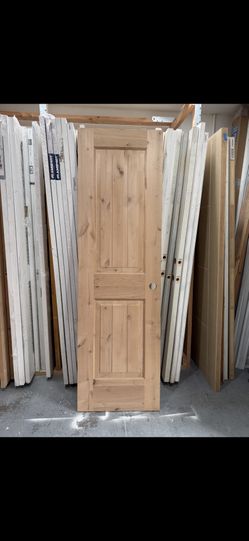 Interior doors Roman knotty alder unfinished wood 24x80 standard closet doors. Barn doors pantry   I have a 24x80 solid knotty alder unfinished. Door 