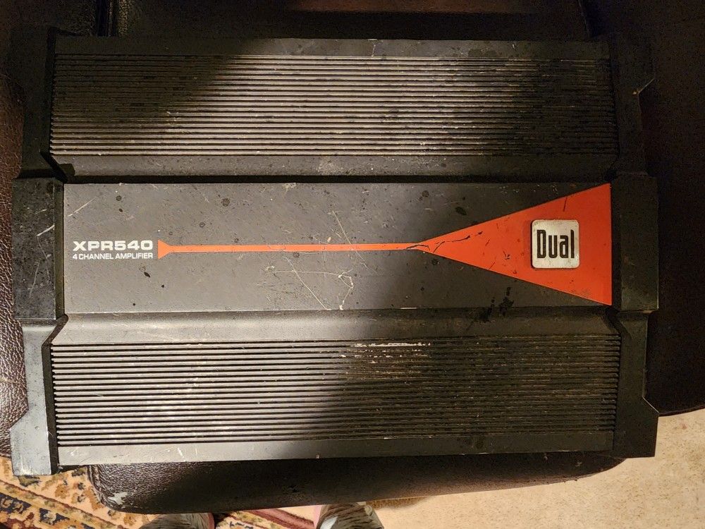 Dual Xpr540 4 Channel Amplifier