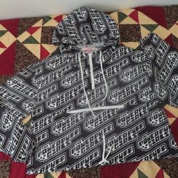 dolls kill X powerpuff girls hoodie windbreaker L all over print