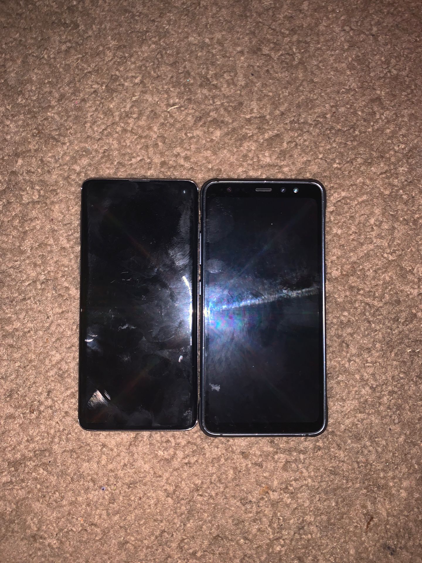 Galaxy s8 and s10