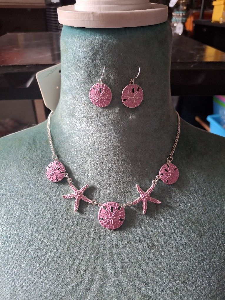 Starfish Necklace Set