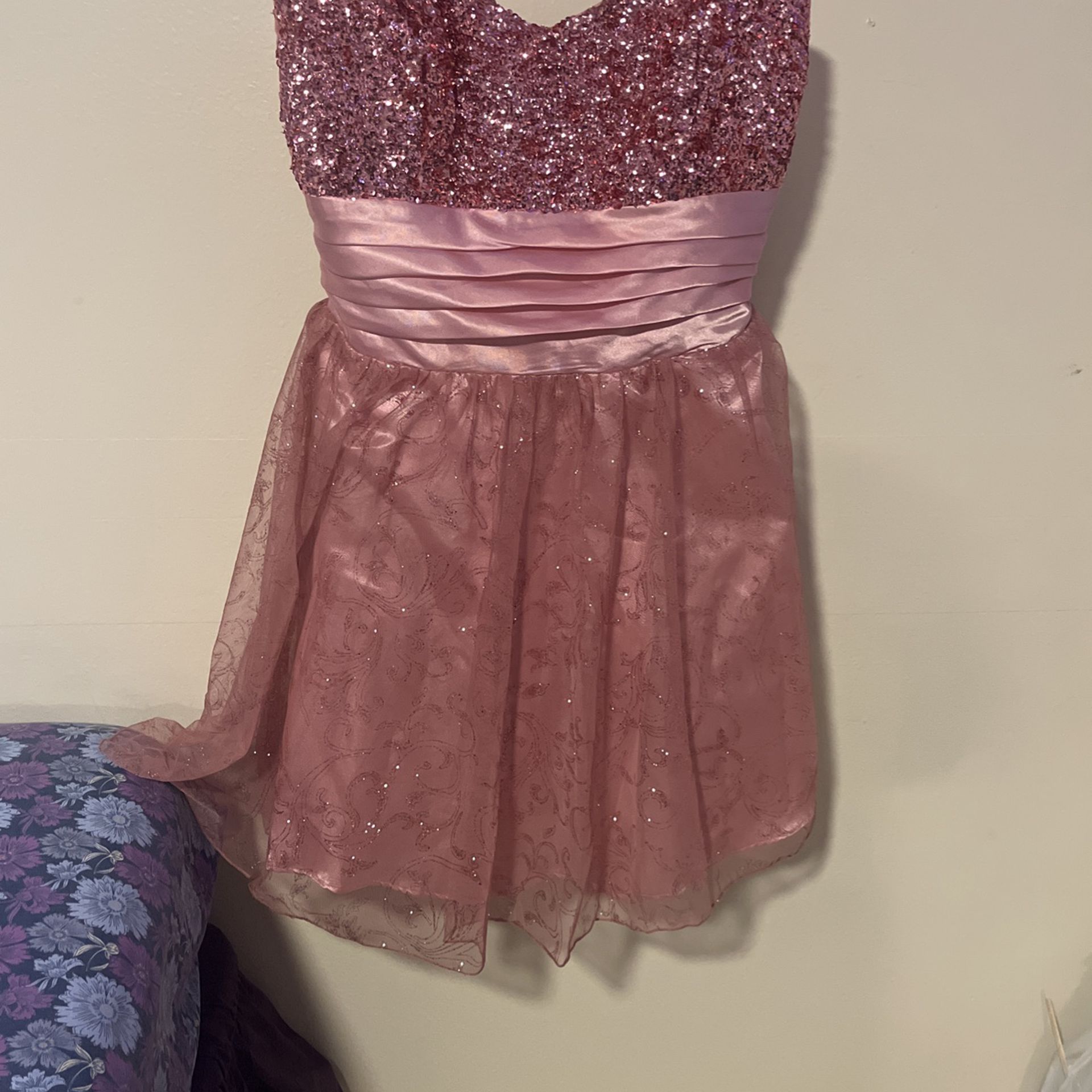Pink Sparkling Dress
