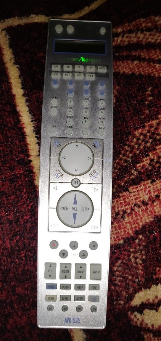 Harman/Kardon AVR 635 AVR 435 Audio/Video Receiver Remote Control