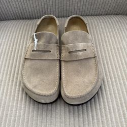 Birkenstock Naples Wrapped Men’s Size 44/US 11 Taupe Regular Fit