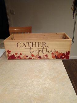 Wooden box