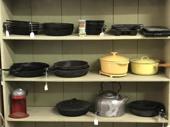 Come see our variety of Cast Iron at Amanda’s Antiques in Jerome