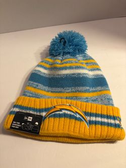 New Era LA Chargers Pom Knit Beanie