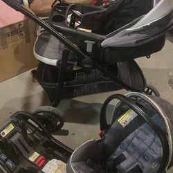 graco modes 3 lite platinum travel system Stroller/car Seat/ Car Base