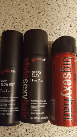 New travel size big and sexy hair products