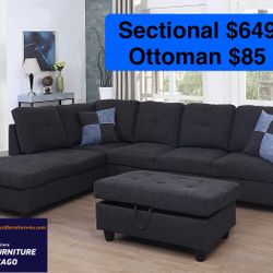 FREE DELIVERY🍀Brand New Sectional Sofa Couch 