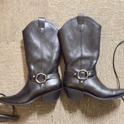 Soda Faux Leather Cowboy Boots