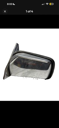Mercedes 300D W123 Left Driver Side View Manual Lever Door Mirror OEM