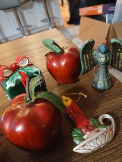 Vintage Christmas Ornament Collection Set